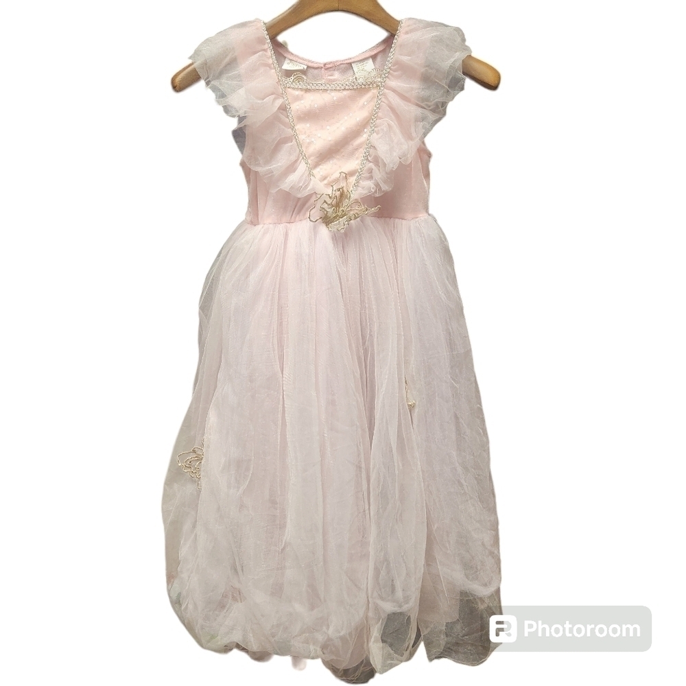 Fairy Dust Pink Butterfly Fairy Costume Dress Child Sz. M Dress Only.